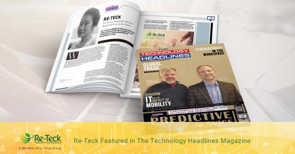 Re-Teck Featured in The Technology Headlines Magazine